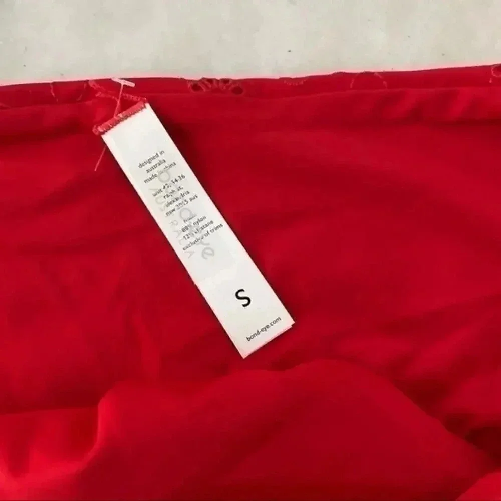 Bound by Bond Eye Red Bikini Bottom B79